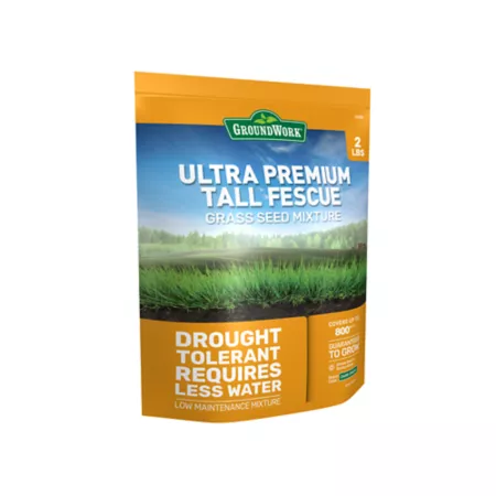 GroundWork 2 lb 700 sq ft Ultra Premium Tall Fescue Seed Mix Grass Seed