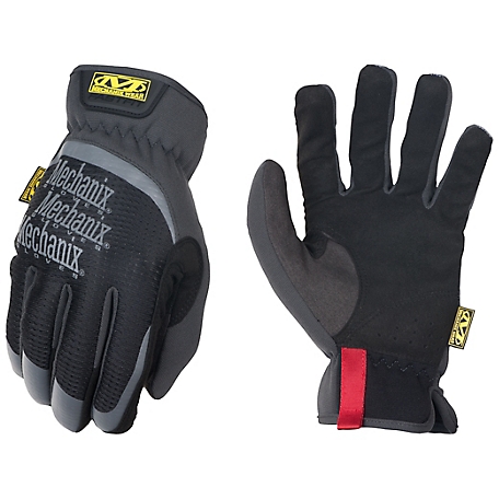 Mechanix Wear FastFit Work Gloves, 1 Pair, Black, Extra Large