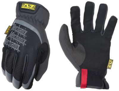 Mechanix Wear FastFit Work Gloves, 1 Pair, Black, Large