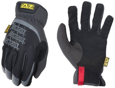Mechanix Wear FastFit Work Gloves, 1 Pair, Black, Medium