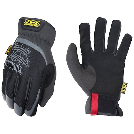 Mechanix Wear FastFit Work Gloves, 1 Pair, Black, Medium
