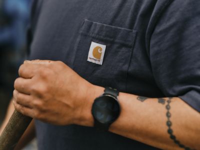 Image showing 6 th Carhartt Men's Iconic K87 Loose Fit Heavyweight Short-Sleeve Pocket T-Shirt