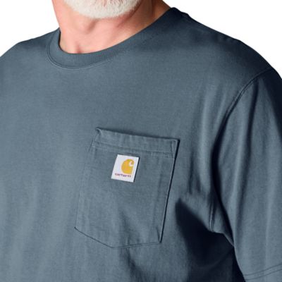 Image showing 3 th Carhartt Men's Iconic K87 Loose Fit Heavyweight Short-Sleeve Pocket T-Shirt