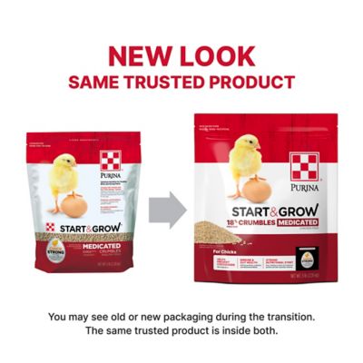 Image showing  Start and Grow Medicated Crumbles Chick Feed