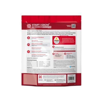 Image showing  Start and Grow Medicated Crumbles Chick Feed