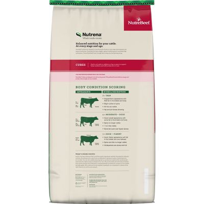 Image showing 8 th Nutrena NutreBeef Cattle Breeder Cottonseed Cube with 37% AN, 50 lb. Bag