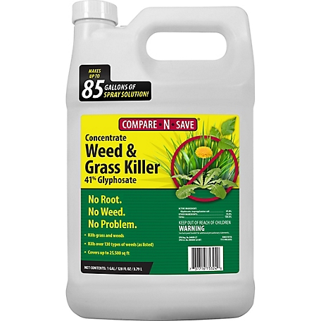 Compare-N-Save 1 gal. 41% Glyphosate Grass and Weed Killer Concentrate,  Makes 85 gal. at Tractor Supply Co.