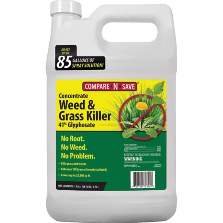 Compare-N-Save 1 gal 41% Glyphosate Concentrate for Grass and Weeds Makes 85 gal. Grass & Weed Killers