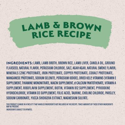 Image showing  Limited Ingredient Wet Dog Food, Lamb & Brown Rice Recipe, 13 oz.