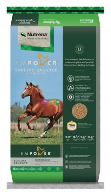 Nutrena Empower Topline Balance Horse Feed, 40 lb