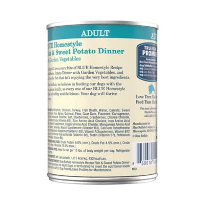 Image showing  Adult Fish and Vegetables Pate Wet Dog Food, 12.5 oz. Can