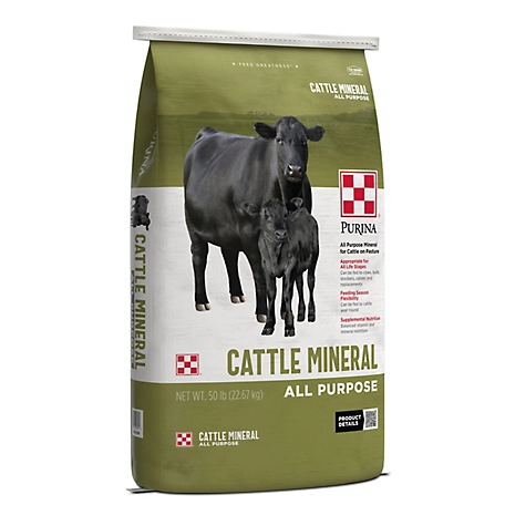Purina All-Purpose Mineral Cattle Feed, 50 lb. Bag