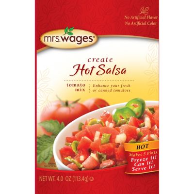 Mrs. Wages 4 oz. Hot Salsa Tomato Mix