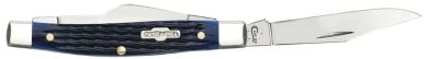 Image showing  2.625 in. Jigged Bone Medium Stockman Knife, Blue