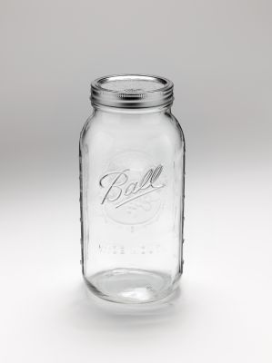 includes Chalk and Labels 2 Pack Details about   Stock Your Home 64 Oz Glass Jar with Lid 
