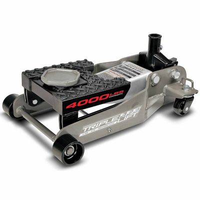 Powerbuilt 2-Ton Capacity Triple Lift Garage Jack