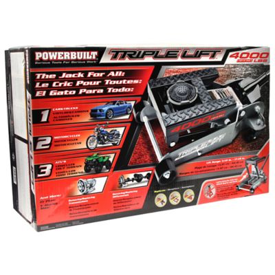 Image showing  2-Ton Capacity Triple Lift Garage Jack