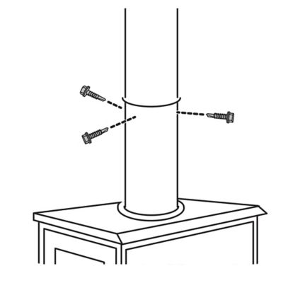 Image showing  Stove Pipe Screws, HEX, 12 pc.