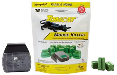 Tomcat 1 oz. Mouse Killer Refillable Station, 16-Pack