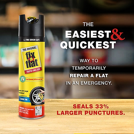 Fix-A-Flat 16 oz. Emergency Tire Repair Solution, Standard Tires at Tractor  Supply Co.