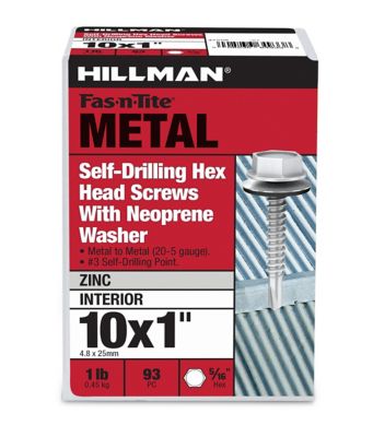 Hillman Self-Drill 10-16X1