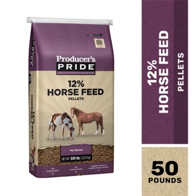 Pride 12% Horse Pellet Feed, 50 lb 