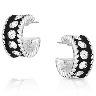 Montana Silversmiths Crystal Shine Small Hoop Earrings At Tractor Supply Co
