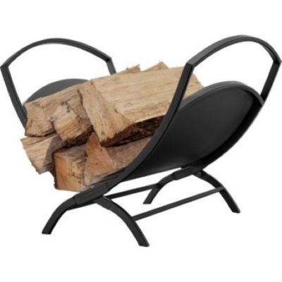 Image showing  16 in. Basic Steel Log Bin