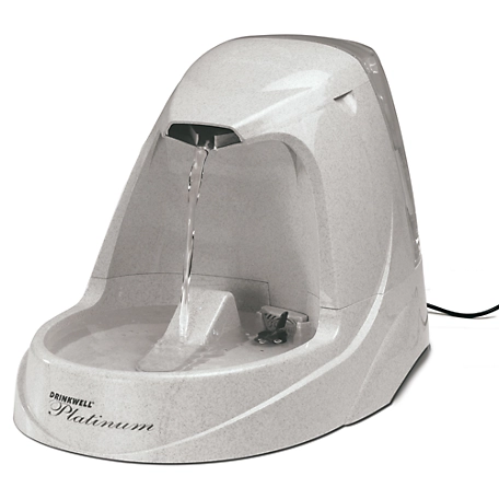 PetSafe Drinkwell Platinum ABS Plastic Pet Water Fountain, 21 Cups