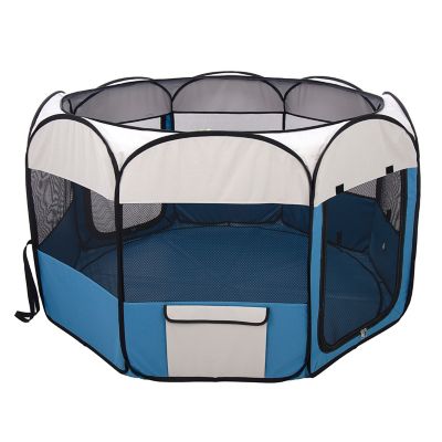 Image showing  Indoor/Outdoor Deluxe Pop-Up Pet Play Pen, Large, 50 in. Diameter x 32 in. H