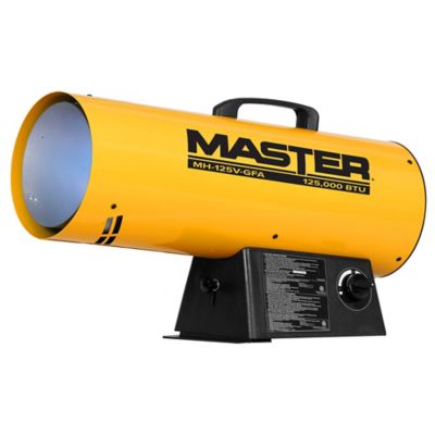 Master 125,000 BTU Propane Forced Air Torpedo Heater