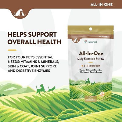 Image showing  All-in-One Daily Essentials Supplement Powder for Cats and Dogs, 13 oz.
