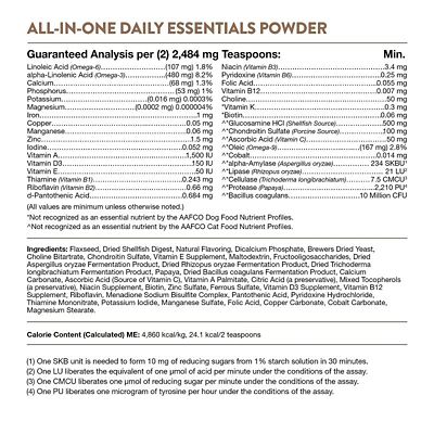 Image showing  All-in-One Daily Essentials Supplement Powder for Cats and Dogs, 13 oz.
