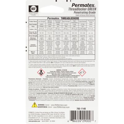 Image showing  Penetrating Grade Liquid Threadlocker, 6 mL, Green