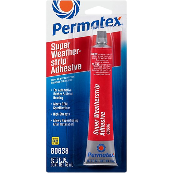 Permatex Super Weatherstrip Adhesive, 2 fl. oz. at Tractor Permatex Super Weatherstrip Adhesive, 2 fl. oz. at Tractor