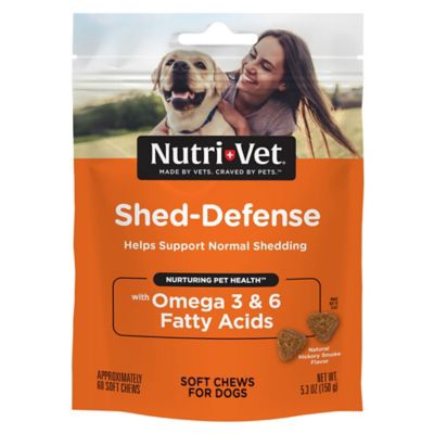 Nutri-Vet Shed-Defense Skin and Coat Supplement for Dogs, 6 oz., 60 ct.