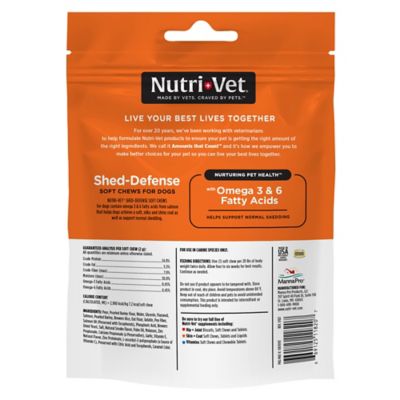 Image showing 1 th Nutri-Vet Shed-Defense Skin and Coat Supplement for Dogs, 6 oz., 60 ct.