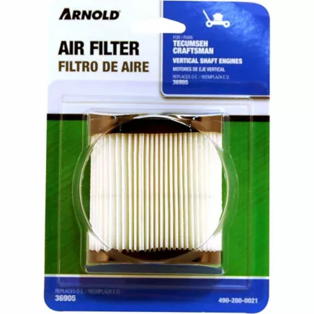 Arnold Lawn Mower Air Filter for Craftsman and Tecumseh Models 2 in x 4-3/4 in x 6-3/4 in. Mower Filters