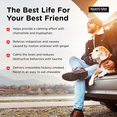 Image showing 5 th Nutri-Vet Pet-Ease Soft Chewable Calming Supplement Treats for Dogs, 70 ct.