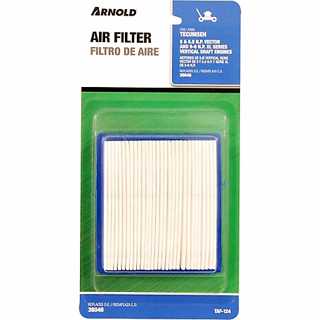 Arnold Lawn Mower Air Filter for Craftsman and Tecumseh Models, 9 in. x 4-1/2 in. x 1-1/2 in.