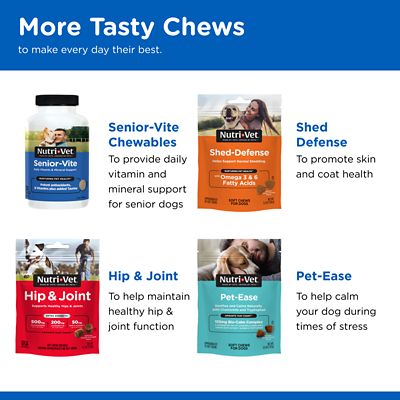 Image showing 7 th Nutri-Vet Multi-Vite Vitamin Soft Chew Dog Supplement, 120 ct.