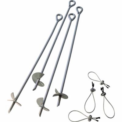 ShelterLogic ShelterAuger 30 in. Earth Anchors, 4-pack, 10075