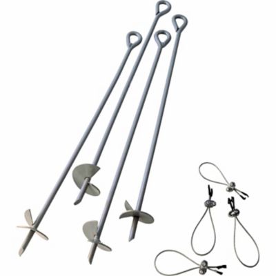 ShelterLogic ShelterAuger 30 in. Earth Anchors, 4-Pack