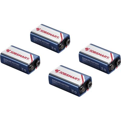 Image showing  9V Alkaline Batteries, 4-Pack