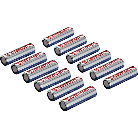 JobSmart AA Alkaline Batteries, 12-Pack