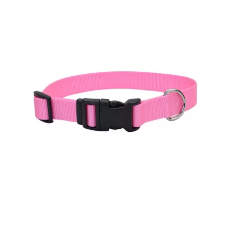 Adjustable Nylon Collar for Retriever Dogs Hot Pink Dog Basic Collars