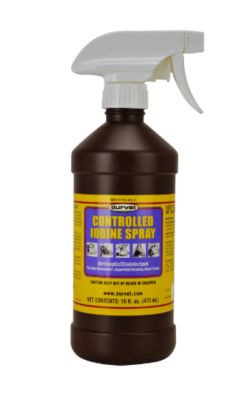 Durvet Controlled Iodine Livestock Spray, 16 oz.