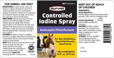 Image showing  Controlled Iodine Livestock Spray, 16 oz.