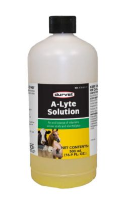 Durvet A-Lyte Horse and Livestock Electrolyte Supplement, 500 mL