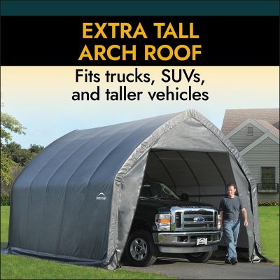 Image showing 8 th ShelterLogic 13 ft. x 20 ft. x 12 ft. Garage-in-a-Box, SUV/Truck